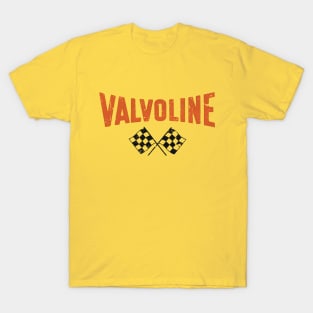 Valvoline racer vintage Hot Rod, Rat Rod Gasser, Racecar - orange print T-Shirt